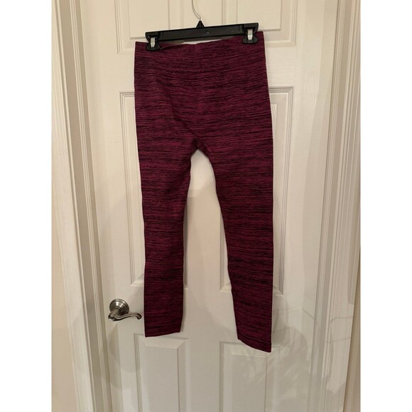 Pink and black fleece lined leggings - Picture 3 of 5